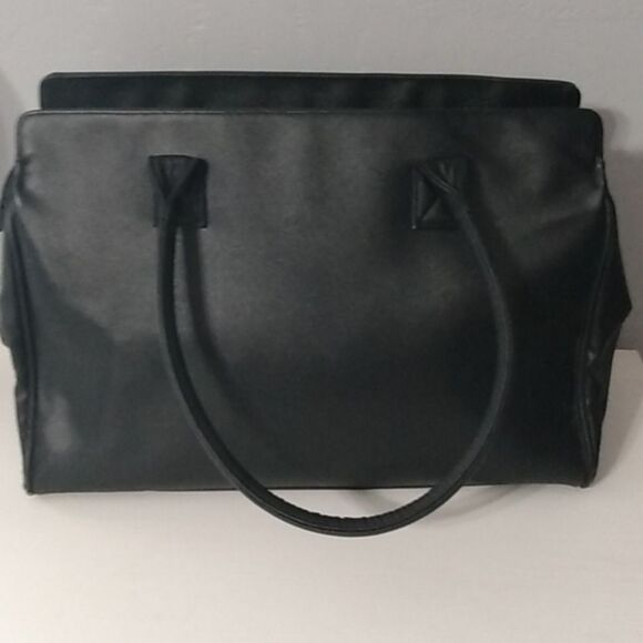 Large Mary Kay Bag/ Tote Black With Pink Floral Inside - Picture 15 of 16